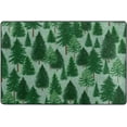 thumbnail image 4 of Dreamtimes Winter Green Forest Non-Slip Area Rug 72"x48", Christmas Fir Tree Soft Non Slip Washable Floor Mats for Indoor Front Porch,Living Room, Bedroom,Kitchen, 4 of 5