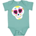 thumbnail image 3 of Inktastic Decorated Skull Boys or Girls Baby Bodysuit, 3 of 5