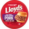 LLOYD'S Seasoned Shredded Pork, Regular, Refrigerated, Chopped, 16 oz Plastic Tub