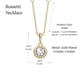 thumbnail image 4 of Collar para Mujer con Cristal Fino Swarovski Rosetti– Bañado en Oro 14k- Collar Elegante y Brillante-Collares de Mujer de Moda- Joyería para Mujer de Moda- Regalo especial Ortiz Espinosa Temporada, 4 of 5