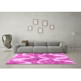 thumbnail image 3 of Ahgly Company Indoor Square Abstract Pink Modern Area Rugs, 4' Square, 3 of 4