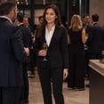 thumbnail image 2 of AZoiNM Women's 2 Piece Pant Suit Set Slim Fit Single Button Blazer & Pants Professional Business Work Outfit, 2 of 12
