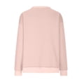 thumbnail image 7 of Women's Oversized Crewneck Sweatshirt Long Sleeve Fleece Pullover Fall Fashion Casual Tunic Top with Pocket No Hood, 7 of 7