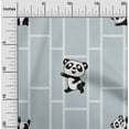 thumbnail image 2 of oneOone Viscose Chiffon Baby Blue Fabric Panda Animal Sewing Material Print Fabric By The Yard 42 Inch Wide, 2 of 4