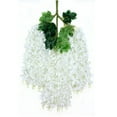 thumbnail image 5 of AFQH 12pcs Artificial Flowers Fake Wisteria Vine Ratta Hanging Garland Silk Flowers, 5 of 10