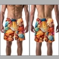 thumbnail image 3 of luoweisi Men's Beach Shorts Quick Dry Swim Trunks with Mesh Lining Shell XL, 3 of 5
