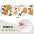 thumbnail image 5 of Orange Fruits Flowers White Pattern Kitchen Rug Mat,Kitchen Runner Rugs Non Skid Washable,Decorative Kitchen Floor Mats for Kitchen,Sink,Laundry,17"X47", 5 of 5