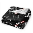 thumbnail image 3 of Ultra-Soft Micro Fleece Warm Darth Vader Blanket Throw Fluffy Fleece Blanket Decorative Quilt Four Seasons Lightweight For Couch Sofa Travel Camping Office 80"X60", 3 of 7
