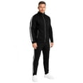 thumbnail image 6 of Men's Tech Fleece Full-Zip Tracksuit Set – 2-Piece Jogger Outfit with Contrast Side Stripes (S-3XL), 6 of 7
