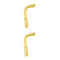 thumbnail image 2 of Wweixi 90 Degree Universal Motorcycle Throttle Cable Adjuster for Bikes Smooth and Precise Control Golden 80x42mm 2Set, 2 of 6