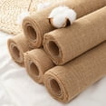 thumbnail image 3 of Transemion Crafts Natural Jute Ribbon With Endless Possibilities DIY Fun Widely Applicable Natural And Reliable 2.5cm*10m 1Set, 3 of 6