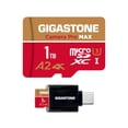 thumbnail image 1 of Tarjeta micro SD Gigastone de 1 TB con lector de tarjetas USB 3.2 tipo C, 1 of 8
