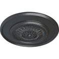thumbnail image 3 of Ekena Millwork 23 1/2"OD x 2 3/4"P Floral Ceiling Medallion, Hand-Painted Pewter, 3 of 6