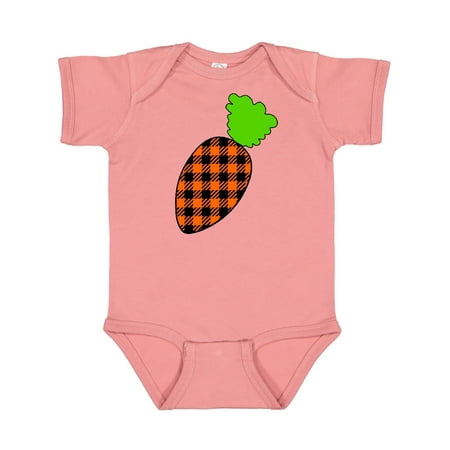 

Inktastic Orange Easter Carrot in Plaid Gift Baby Boy or Baby Girl Bodysuit