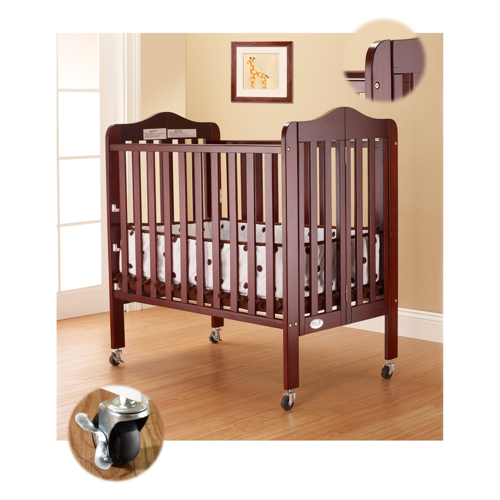 Orbelle Tina Three Level Mini Portable Crib Walmart Com