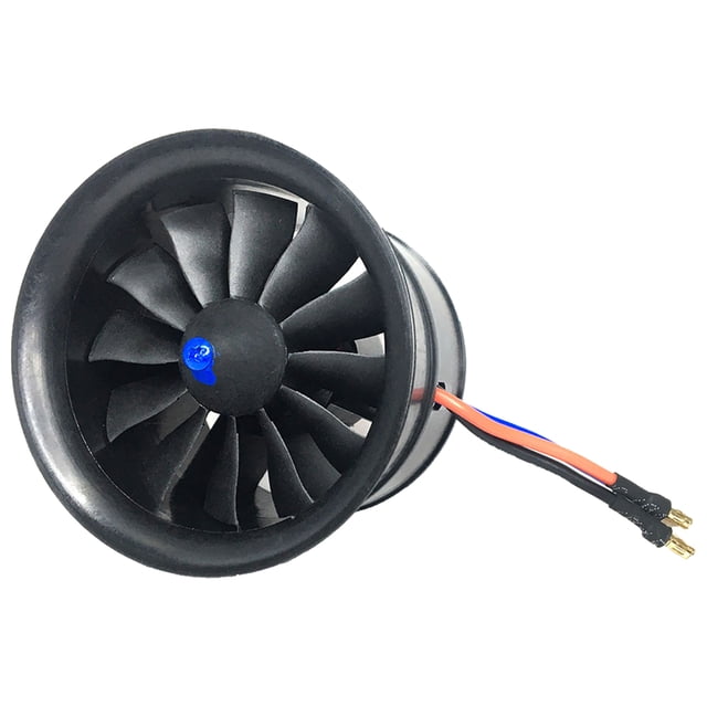 Ventilador de conducto 3400KV 2300KV Ventilador de conducto EDF de 12 aspas para aviones E-flite Viper RC Jet