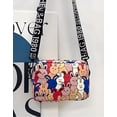 thumbnail image 4 of Green Mini Rabbit-Themed Crossbody Shoulder Bag with Adjustable Strap, Oxford Cloth Material, Compact Size (20cm Width x 13cm Height x 7cm Thickness), Lightweight 0.1kg, Stylish Small Square Design, 4 of 7