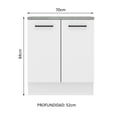 thumbnail image 2 of Mueble Inferior de Cocina MADESA Ágata 70 cm 2 Puertas Blanco, 2 of 5
