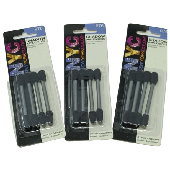 NYC New York Color Shadow Applicators, 4 Count