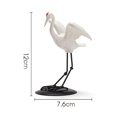 thumbnail image 3 of 2pcs Crane Statue Figurine Modern Minimalist Bird ornament Home Bedroom, 3 of 7