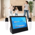 thumbnail image 1 of Juego De Micrófonos Inalámbricos Para TV Digital, De Karaoke Portátil De 14 Pulgadas 16:09, Control Remoto Con Batería De Larga Duración Y Antena Para Reuniones, 1 of 7