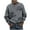Gray, variant on ZUKMRJPC Men's Crewneck Sweater Long Sleeve Trendy Destructive Effect Pullover Sweaters Casual Warm Loose Solid Color Knitted Tops