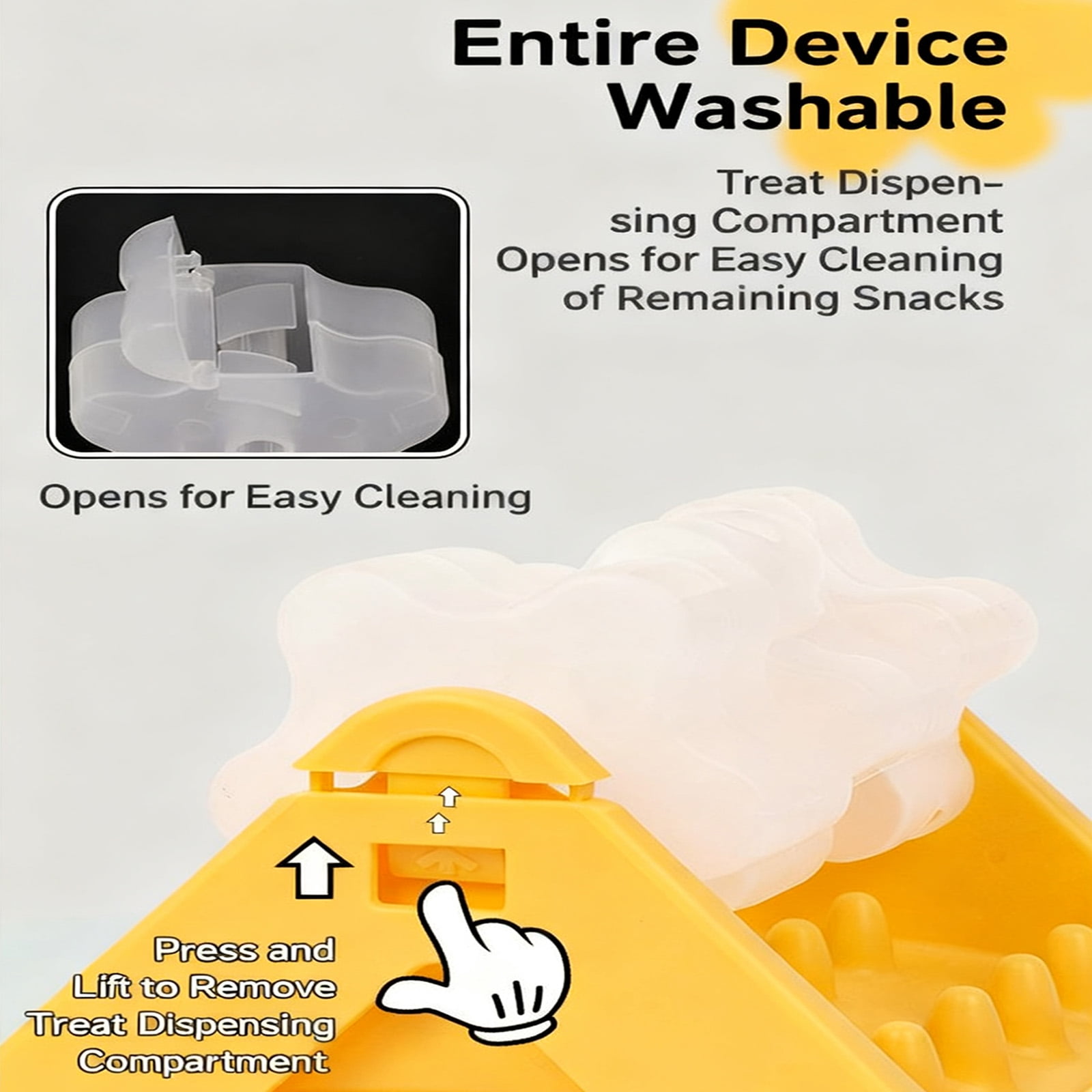 Cognitive Enrichment Rolling Dog Feeder Toy Customizable Opening NonSlip Base Interactive Treat Dispenser Puzzle Activity