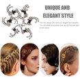 thumbnail image 3 of GAXIRE 6Ud Flower Hair Clip Ligero Con De Flor De Ciruela Para Sofisticada, 3 of 6