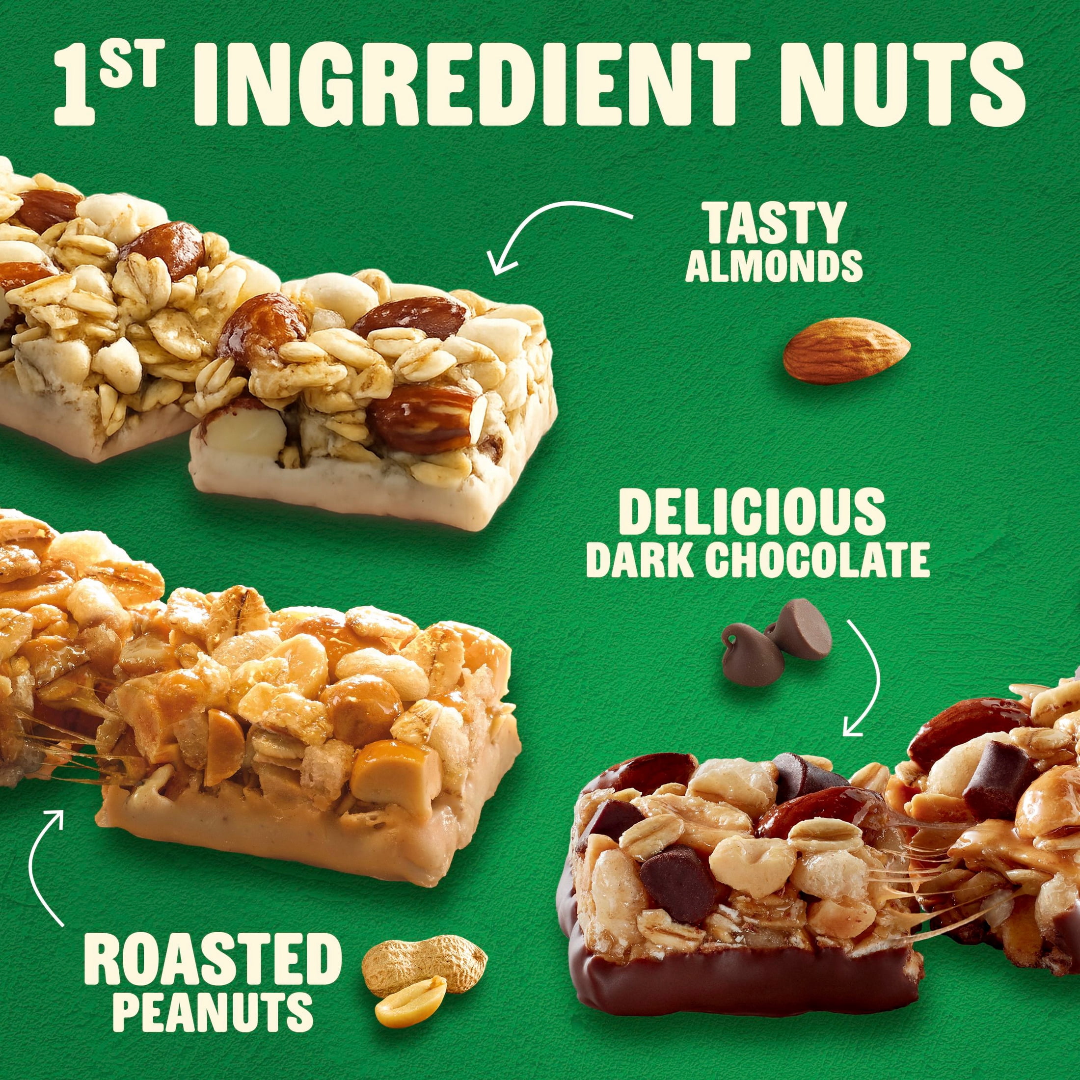 (3 pack) Nature Valley Sweet and Salty Nut Granola Bars, Variety Pack, 15 Bars, 18 oz