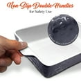 thumbnail image 4 of Nutri Chef 3-Piece Nonstick Ceramic Bakeware PFOA PFOS PTFE Tray Set W/Odor-Free Ceramic, 4 of 8