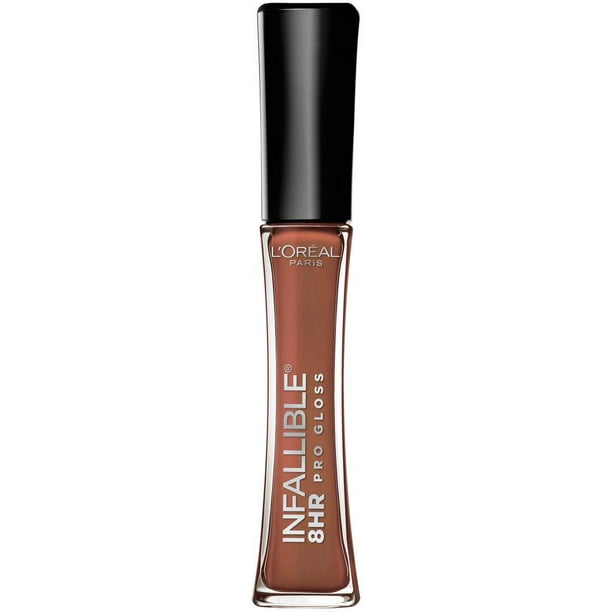 Brillo de labios L'Oréal Paris Infallible, 8 horas, hidratante, apenas desnudo