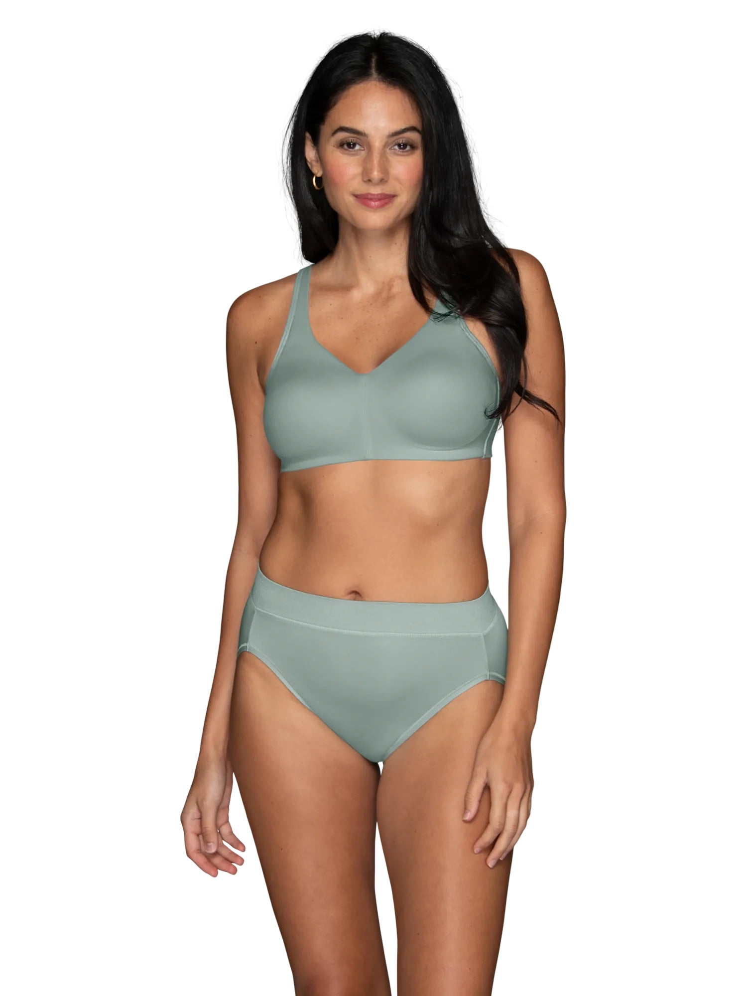 Vanity Fair Radiant Collection Women's 360 Comfort Hi-Cut Brief Underwear, 3-Pack, Sizes S-5XL
