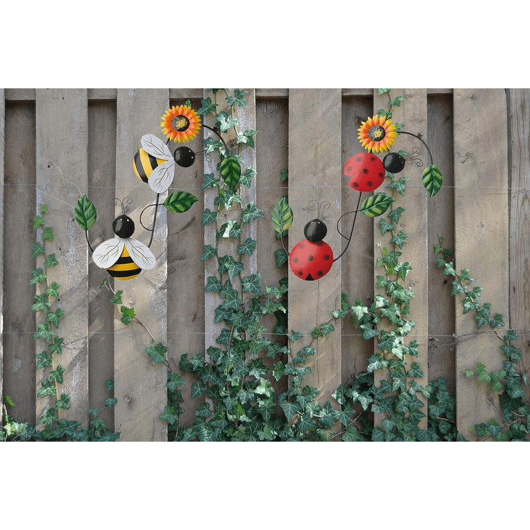 Dropship 2pcs/set, Metal Bee Decorations, Patio Art Garden Decoration, Cute  Bee Lawn Decorations, Hanging Wall Sculpture, Hanging Decorations, Garden  Patio Decorations, to Sell Online at a Lower Price