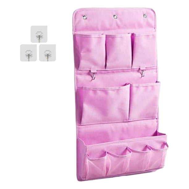 Bolsas de almacenamiento BLESIY Organizador colgante tela Oxford Rosa 37cmx66cm