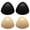 1 skin 1 black, variant on Adhesive Boob Pads for Small Chest Women Double-Sided Sticky Bras Inserts Breathable Silicone Push up Pad Gifts