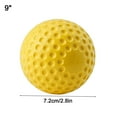 thumbnail image 4 of Dimpled Fielding Practice Pu Hitting Baseballs Pitching Machine Baseballs 12Inch, 4 of 9