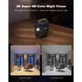 thumbnail image 5 of Xega 4G LTE Cellular Security Camera Indoor, Wireless Battery Powered, 2K HD, PIR Motion Detection, Color Night Vision, 2-Way Audio, SIM Card Included, 5 of 9
