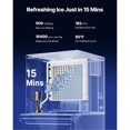 thumbnail image 2 of Commercial Ice Maker Machine, 500LBS/24H Ice-Making Machine with 300LBS Large Storage Bin, Auto Self-Cleaning Ice Maker with Touchscreen for Bar Cafe Restaurant Business Commercial, 2 of 6