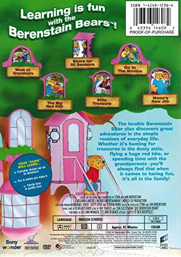 The Berenstain Bears: Fun Family Adventures DVD - Walmart.com