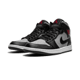 thumbnail image 2 of Jordan MENS Air Jordan 1 Mid "Shadow Red" 554724 096 from Stadium Goods, 2 of 8