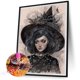 thumbnail image 2 of Cuadros Decorativos 5D bricolaje taladro redondo completo diamante pintura niña Kit decoración del hogar arte artesanía (4) Wdftyju de costura negro 4 estilos, 2 of 9