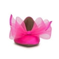 thumbnail image 2 of FSJ Women Chic Mesh Bowknot Ballet Shoes Pointed Toe Slip on Low Heel Flats Comfortable Prom Dance Shoes Size 16 Hot Pink, 2 of 4