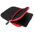 thumbnail image 3 of Lacdo Shockproof External CD DVD Hard Drive Sleeve Storage Pouch Bag for Burner Player Writer Blu-Ray BlueFire/Asus/LG/Dell/Asus/Pioneer/HP/VersionTech Neoprene Portable Protective Carrying Case, Red, 3 of 6