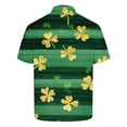 thumbnail image 5 of biudgviw Golf Shirts for Men St Patrick's Day Print Short Sleeve Tops Moisture Wicking Button Lapel Workout Summer Tees, 5 of 5
