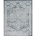 thumbnail image 3 of Bliss Rugs Vintage Traditional Geometric Area Rug, Indoor Rugs for Living Room, Dining Room, Bedroom | Blue, 8' x 10' (7'10''x10'2''), 3 of 8
