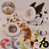 UTOURS Hamster House Cute Rabbit Design Flannel Nice-looking Pet Nest Bed for Small Animals