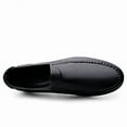 thumbnail image 5 of Men's Casual Loafers Slip On Leather Shoes Comfortable Lightweight Driving Shoes Male Moccasins Classic Penny Loafer Flats Boat Shoes Outdoor Walking Shoes, 5 of 11