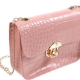 thumbnail image 5 of Topbathy Woman Crossbody Bag Pattern Small PU Shoulder Tote Pink 1Pack, 5 of 6