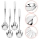 thumbnail image 3 of 8 cucharas soperas de acero inoxidable, cucharas grandes de cabeza redonda para comer, ideales para servir arroz asiático, cucharas para sopa en casa, cocina y restaurante, 3 of 7