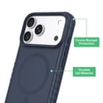 thumbnail image 3 of onn Protective Gel Phone Case for iPhone 18 Pro Max / 17 Pro Max, MagSafe Compatible - Blue, 3 of 8